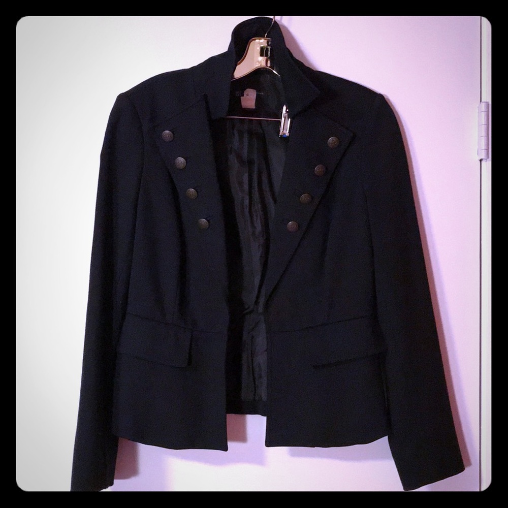 INC International Concepts Black Suit Jacket